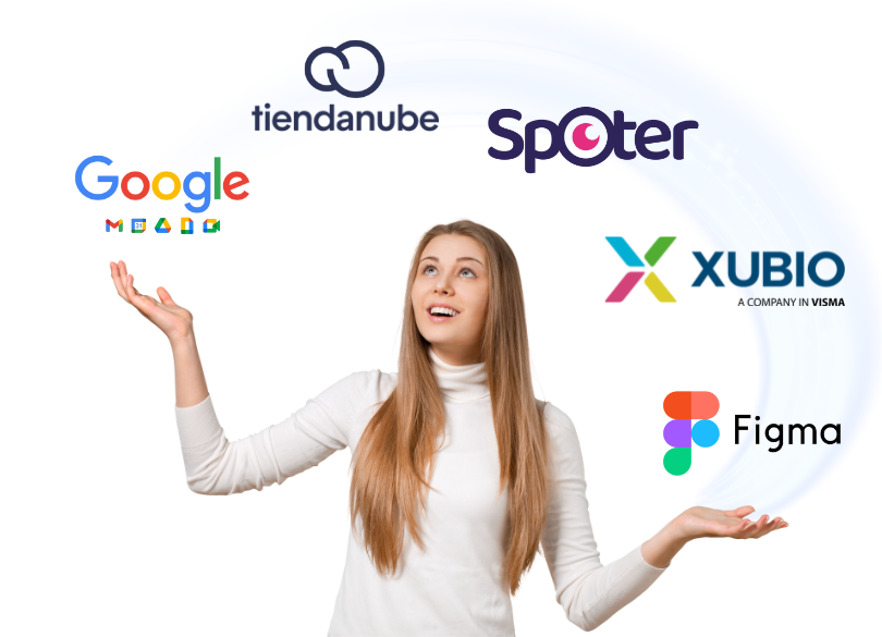 Emprelabs App - No low code 2 Google Tienda Nube Spoter Xubio Figma